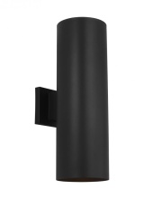  SLO1172TXB - Outdoor Cylinders Large Two Light Wall Lantern