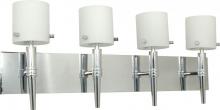  60/1074 - Jet - 4 Light - Halogen Wall - Vanity with Satin White Glass -Lamps Included