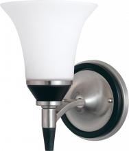  60/1751 - Keen; 1 Light; Vanity with Satin White Glass