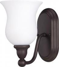  60/1792 - Glenwood; 1 Light; Vanity with Satin White Glass