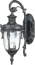  60/2022 - Dunmore; 1 Light; Mid-Size Wall Lantern; Arm Down with Clear Water Glass