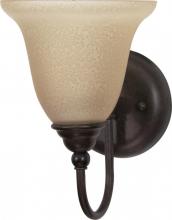  60/2422 - Mericana ES; 1 Light; Vanity with Amber Water Glass; Lamp Included