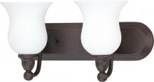  60/2438 - Glenwood ES; 2 Light; Vanity with Satin White Glass; Lamp Included