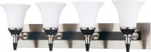  60/2467 - Keen ES; 4 Light; Vanity with Satin White Glass; Lamp Included