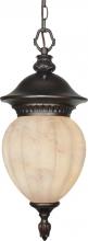  60/2514 - Balun ES; 3 Light; Hanging Lantern with Honey Marble Glass; Lamp Included