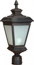  60/2525 - Charter ES; 2 Light; Post Lantern with White Water Glass; Lamp Included