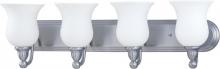  60/2571 - Glenwood ES; 4 Light; Vanity with Satin White Glass; Lamps Included
