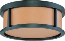 60/2863 - Odeon - 3 Light 15" Flush Dome w/ Parchment Glass