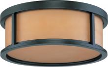  60/2865 - Odeon - 3 Light 17" Flush Dome w/ Parchment Glass