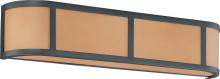  60/3823 - Odeon ES - 3 Light Wall Sconce w/ Parchment Glass - (3) 13w GU24 Lamps Included