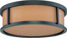  60/3832 - Odeon ES - 3 Light 15" Flush Dome w/ Parchment Glass - (2) 13w GU24 Lamps Included