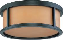  60/3833 - Odeon ES - 3 Light 17" Flush Dome w/ Parchment Glass - (3) 13w GU24 Lamps Included