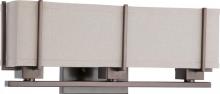  60/4064 - Logan ES - 3 Light Sconce w/ Khaki Fabric Shade - (3) 13w GU24 Lamps Included