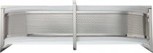  60/4448 - Diesel - 3 Light Horizontal Sconce with Slate Gray Fabric Shade - Polished Nickel Finish
