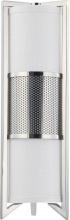  60/4449 - Diesel - 3 Light Vertical Sconce with Slate Gray Fabric Shade - Polished Nickel Finish
