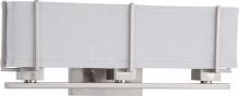  60/4504 - Logan - 3 Light Sconce w/ Slate Gray Fabric Shade - (3) 13w GU24 Lamps Included