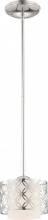  60/4668 - Margaux - 1 Light Mini Pendant w/ Satin White Glass