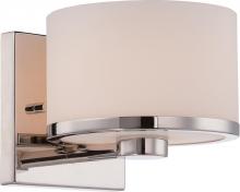  60/5471 - Celine - 1 Light Vanity with Satin White Glass - Polished Nickel Finish