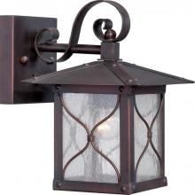  60/5611 - Vega - 1 Light - 6" Wall Lantern with Clear Seed Glass - Classic Bronze Finish