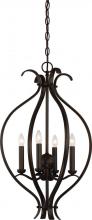 60/5910 - Dillard - 4 Light Caged Pendant