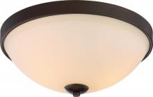  60/5914 - Dillard - 2 Light Flush Fixture with White Glass