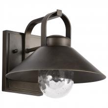  60/8531 - Ridge; Medium Outdoor Lantern; Bronze Finish; Clear Seeded Glass