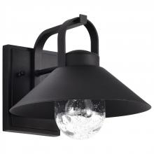  60/8541 - Ridge; Medium Outdoor Lantern; Black Finish; Clear Seeded Glass