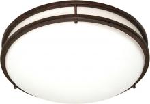  60/908 - Glamour - 3 Light CFL - 13" - Flush Mount - (3) 13w GU24 / Lamps Included