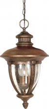  60/959 - Galeon - 3 Light - 20" - Hanging Lantern - w/ Clear Seed Glass