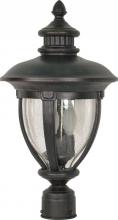  60/960 - Galeon - 3 Light - 20" - Post Lantern - w/ Clear Seed Glass