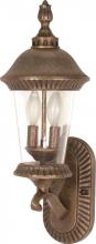  60/963 - Clarion - 3 Light - 20" - Wall Lantern - Arm Up w/ Clear Seed Glass
