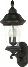  60/964 - Clarion - 3 Light - 24" - Wall Lantern - Arm Up w/ Clear Seed Glass