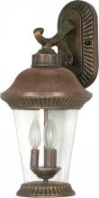  60/967 - Clarion - 3 Light - 20" - Wall Lantern - Arm Down w/ Clear Seed Glass