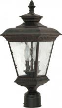  60/974 - Charter - 2 Light - 20" - Post Lantern - w/ Clear Water Glass