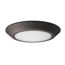  62/1163 - 7"- LED Disk Light Flush - Mahogany Bronze Finish - 3000K