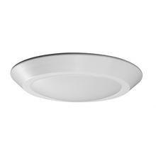  62/1164 - 7"- LED Disk Light Flush - White Finish - 4000K