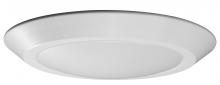  62/1268 - 10"- LED Disk Light Flush - White Finish - 4000K