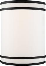  62/1445 - Glamour LED - - Wall Sconcewith White Acrylic Lens - Black Finish