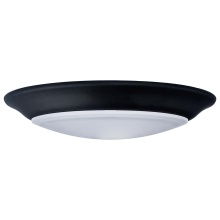  62/1804R1 - 7 Inch LED Disk Light; 27K/3K/35K/4K/5K CCT Selectable; Black Finish