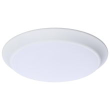  62/1811R1 - 10 Inch LED Disk Light; 27K/3K/35K/4K/5K CCT Selectable; White Finish