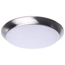  62/1812R1 - 10 Inch LED Disk Light; 27K/3K/35K/4K/5K CCT Selectable; Brushed Nickel Finish