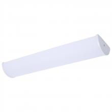  62/1873 - Crispo; LED 25 Inch Vanity; White Finish; 27K/3K/35K/4K/5K CCT Selectable