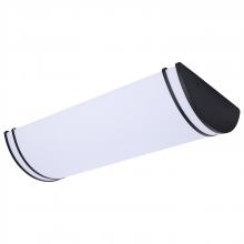  62/1979 - Glamour; LED 25 Inch Linear Flush Mount; Black Finish; 27K/3K/35K/4K/5K CCT Selectable