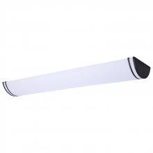  62/1980 - Glamour; LED 50 Inch Linear Flush Mount; Black Finish; 27K/3K/35K/4K/5K CCT Selectable