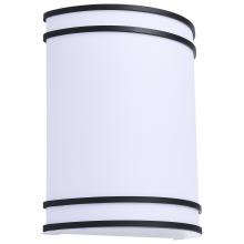  62/1985 - Glamour; LED Wall Sconce; Black Finish; 27K/3K/35K/4K/5K CCT Selectable