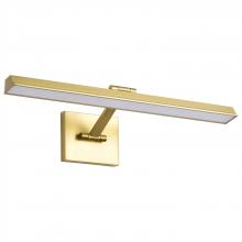  62/2327 - Hazel; 2 Foot LED Picture Light; 3 CCT Selectable; Vintage Brass Finish; Acrylic Lens