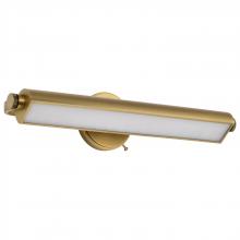  62/2357 - Auden; 24 Inch LED Vanity; 3 CCT Selectable; Vintage Brass Finish; Acrylic Lens