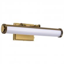  62/2367 - Cora; 18 Inch LED Vanity; 3 CCT Selectable; Vintage Brass Finish; Acrylic Lens