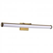  62/2377 - Cora; 36 Inch LED Vanity; 3 CCT Selectable; Vintage Brass Finish; Acrylic Lens