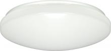  62/726 - 14" Flush Mounted LED Light Fixture - White Finish; 120-277 volts